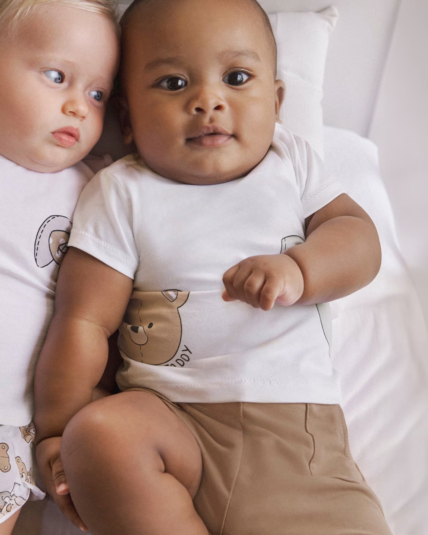 Completo neonati Mayoral Newborn orsetto teddy bianco e marrone Mayoral Marrone