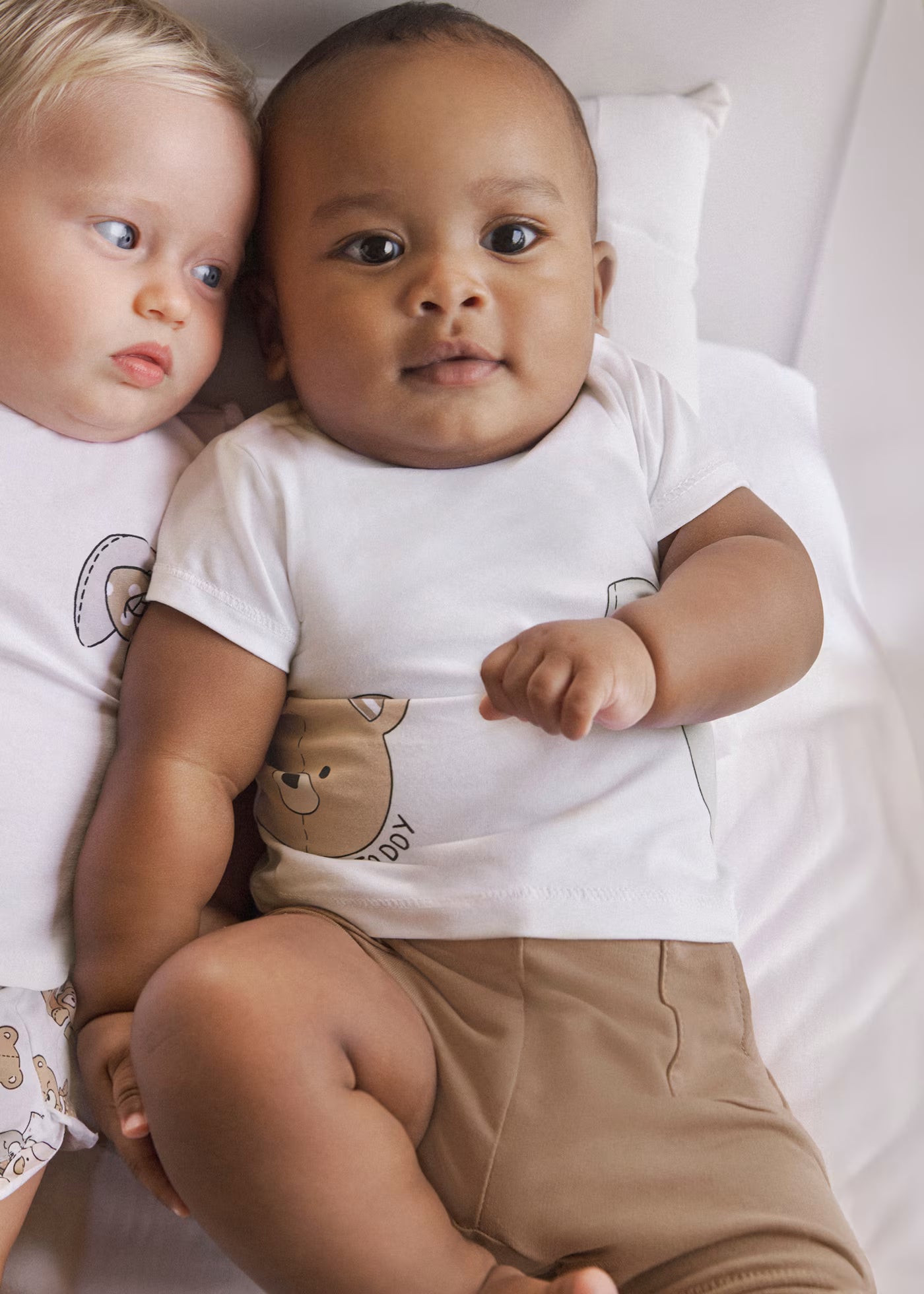 Completo neonati Mayoral Newborn orsetto teddy bianco e marrone Mayoral Marrone