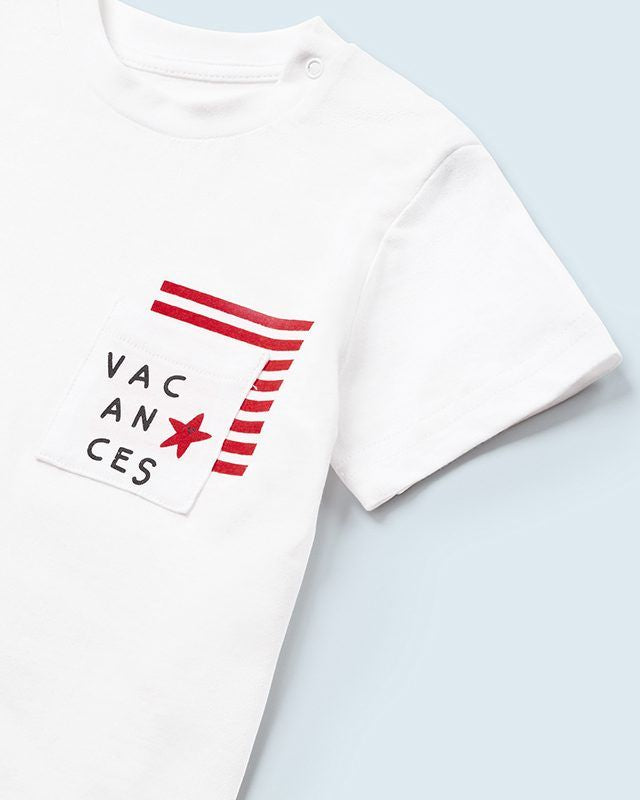 Completo neonato Mayoral pesci e granchi rosso e bianco Mayoral 6 Mesi 68cm