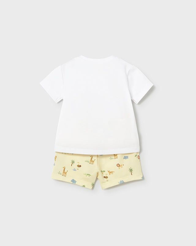 Completo neonato Mayoral Newborn safari giallo bianco o giallo e beige Mayoral 0-1 Mesi 55cm