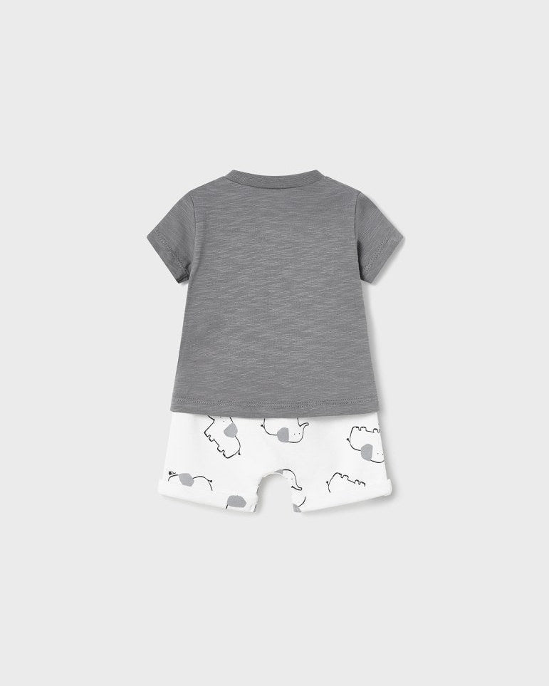 Completo neonato Mayoral Newborn tema grigio Elefante - ErreGiModaBimbo
