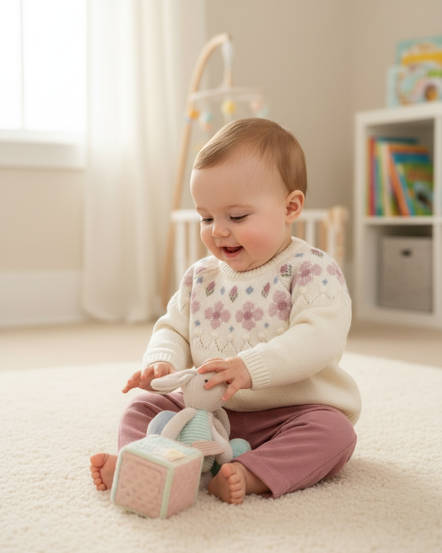 Completo pantalone e maglione neonata Mayoral Newborn ibisco Mayoral Ibisco