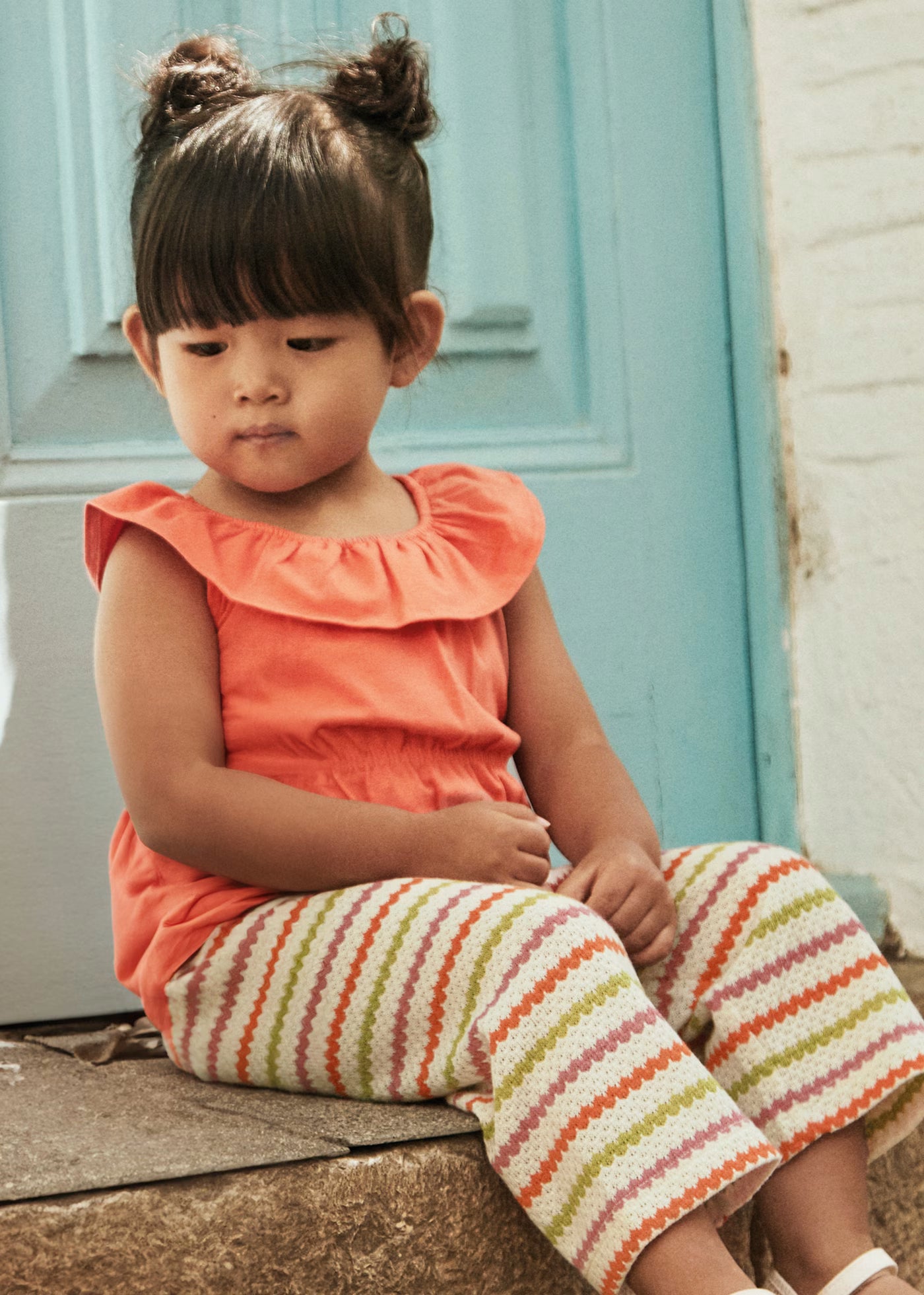 Completo pantalone e top neonata Mayoral arancio carota Mayoral Arancione
