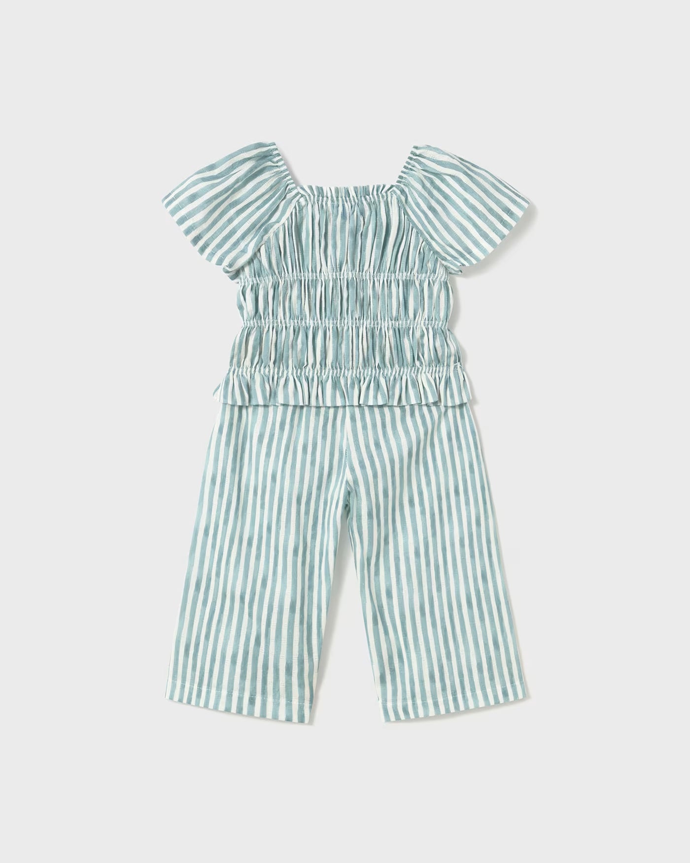 Completo pantalone e top nido d'ape neonata Mayoral smeraldo Mayoral 6 Mesi 68cm