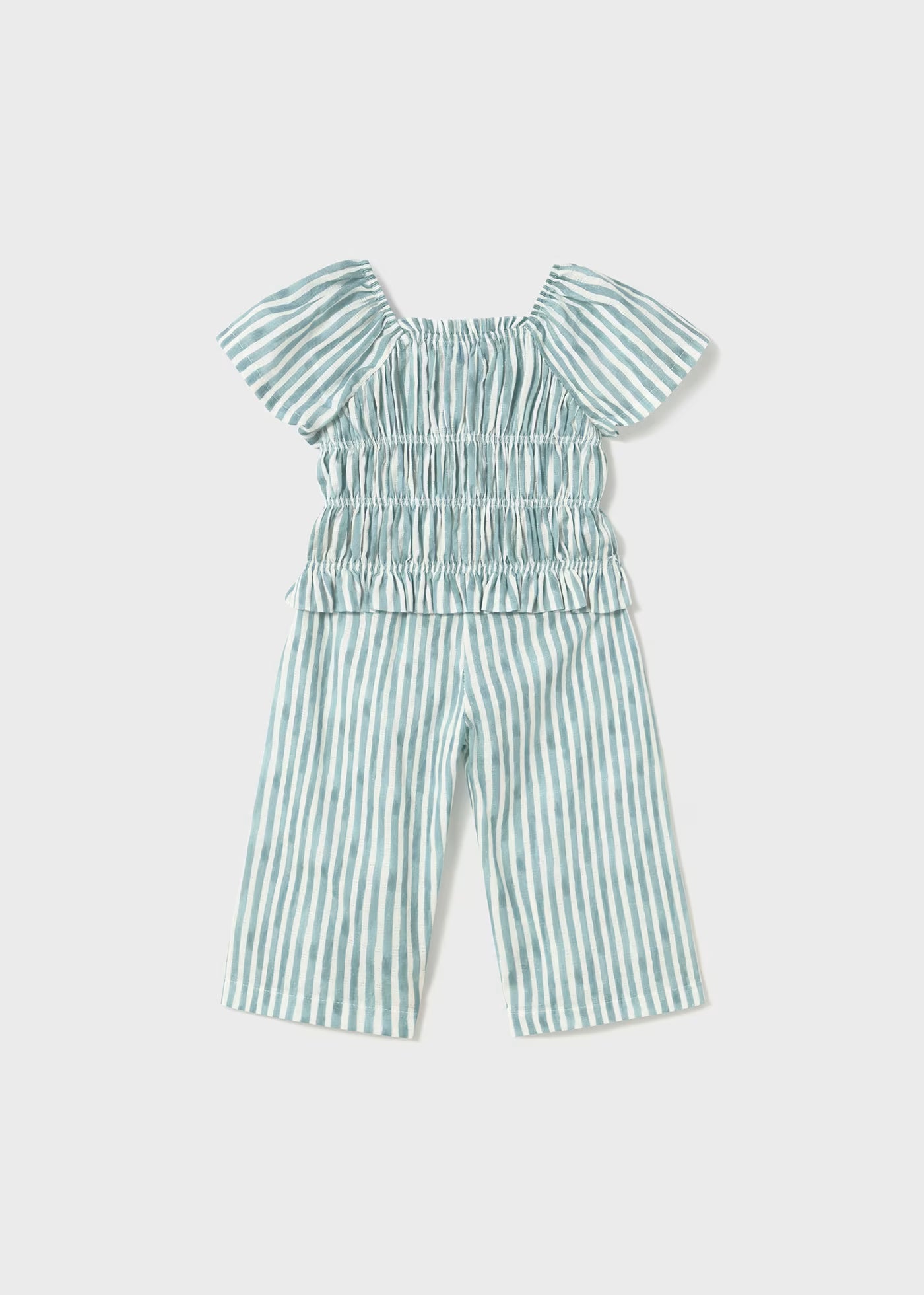 Completo pantalone e top nido d'ape neonata Mayoral smeraldo Mayoral 6 Mesi 68cm