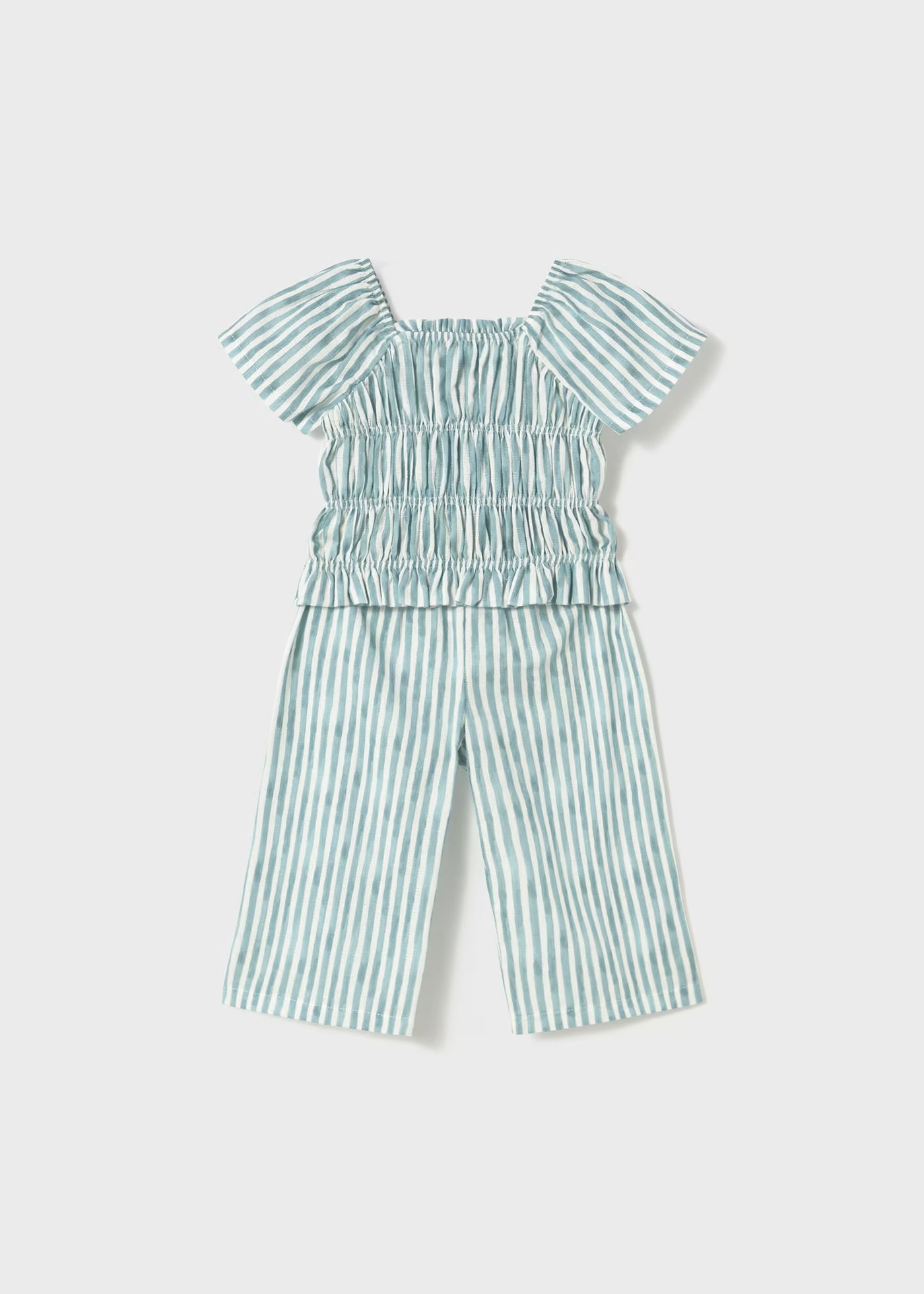Completo pantalone e top nido d'ape neonata Mayoral smeraldo Mayoral 6 Mesi 68cm
