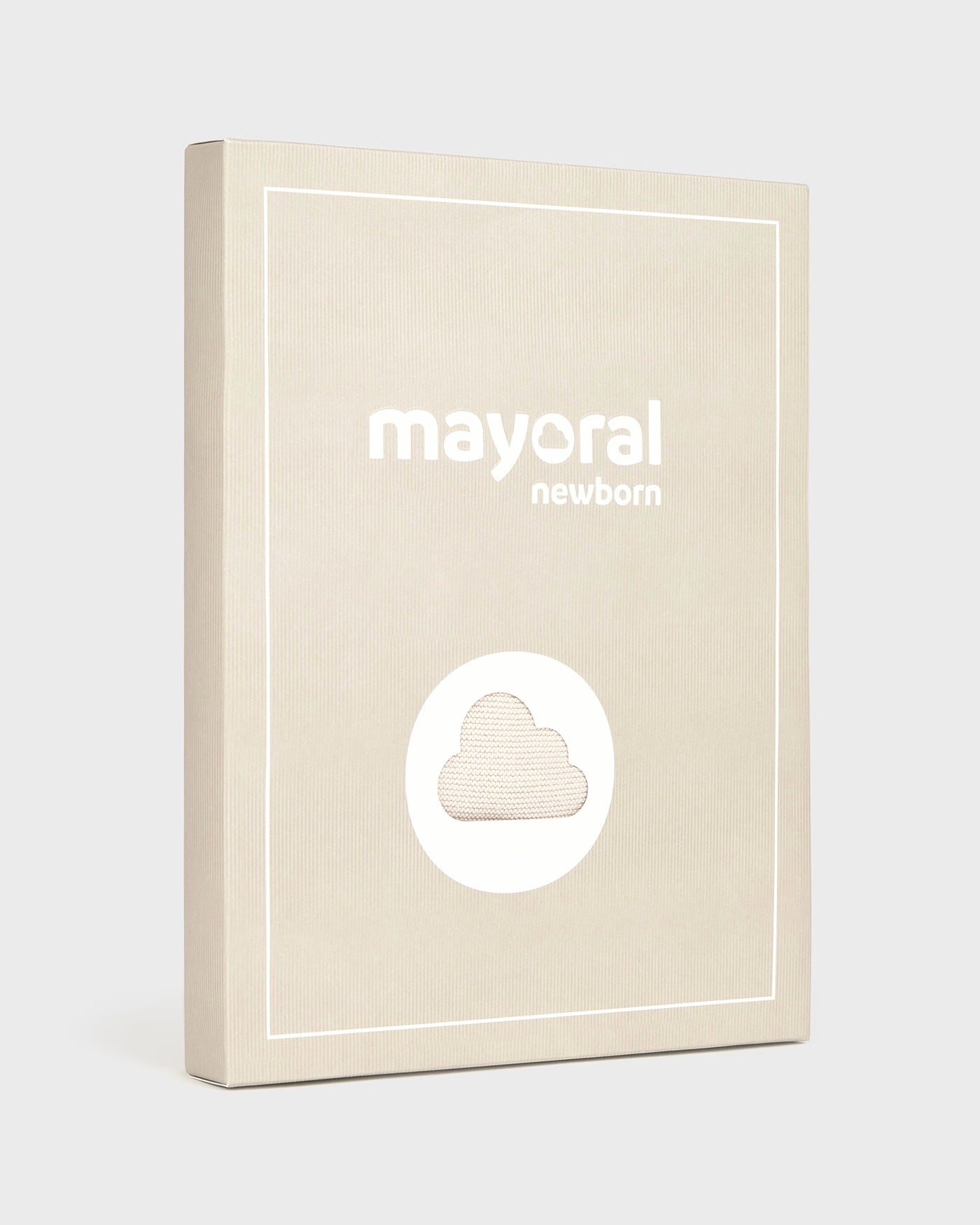 Completo salopette in filo di cotone e T-shirt neonato Mayoral Newborn beige Mayoral 0-1 Mesi 55cm