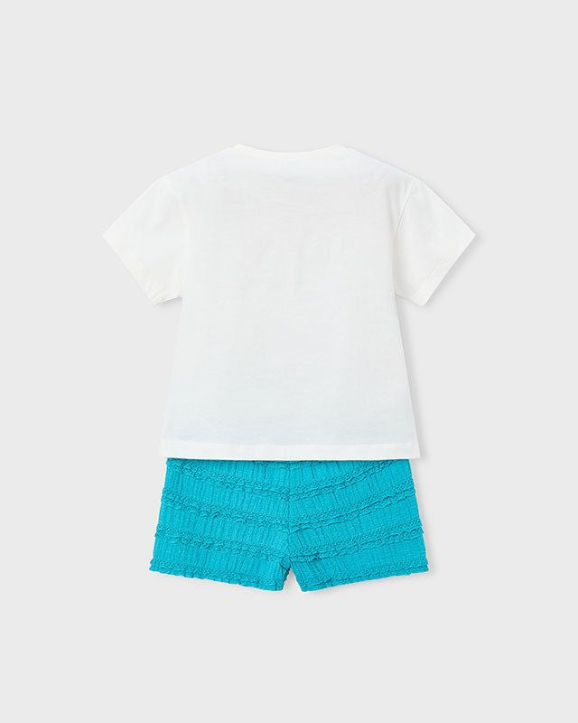 Completo shorts e t-shirt bambina Mayoral Mayoral 2 Anni 92cm