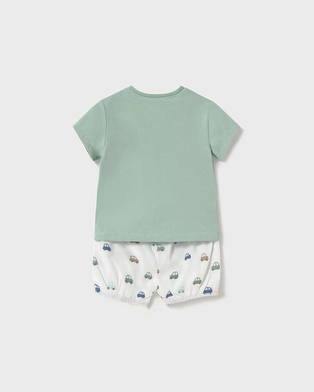 Completoneonato Mayoral Newborn Macchinine verde Mayoral Verde