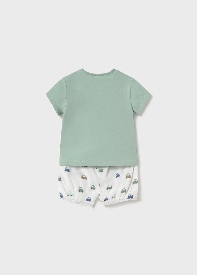 Completoneonato Mayoral Newborn Macchinine verde Mayoral Verde