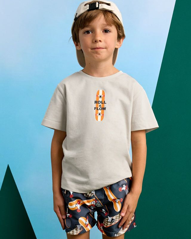 Costume bermuda bambino Mayoral liquirizia grafica Skate Mayoral Liquirizia