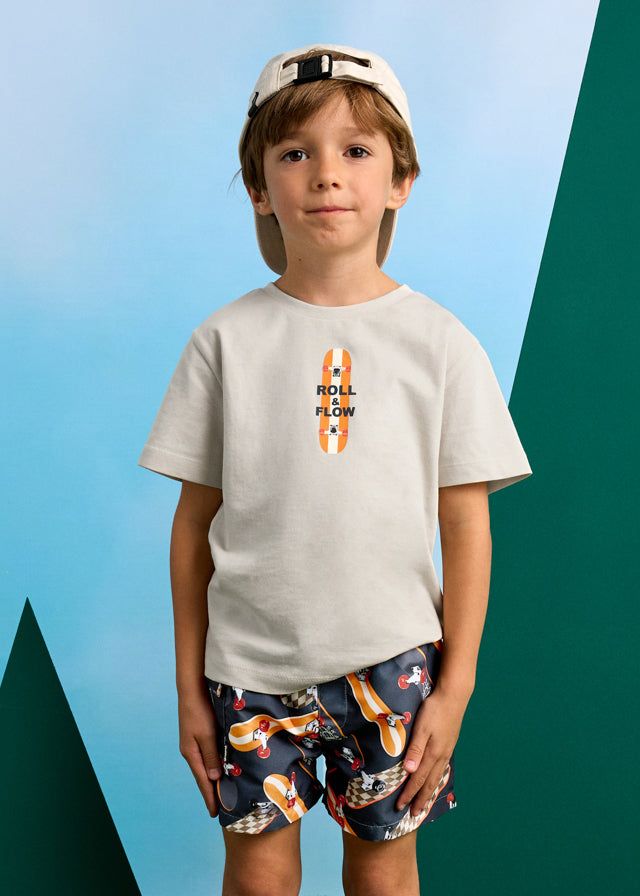 Costume bermuda bambino Mayoral liquirizia grafica Skate Mayoral Liquirizia