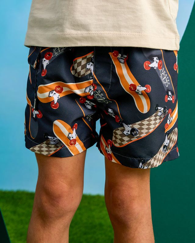 Costume bermuda bambino Mayoral liquirizia grafica Skate Mayoral Liquirizia