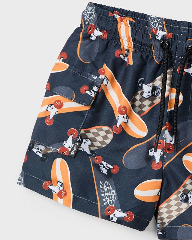 Costume bermuda bambino Mayoral liquirizia grafica Skate Mayoral Liquirizia