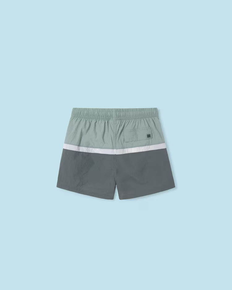 Costume da bagno bermuda ragazzo blocchi verde aloe Mayoral Verde