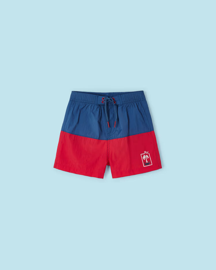 Costume da bagno bermuda Bambino Mayoral rosso anguria e indaco Mayoral Rosso