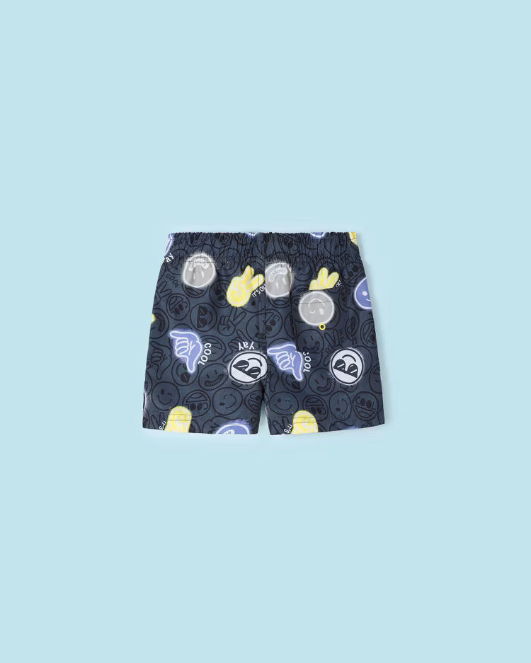 Costume da bagno bermuda Bambino Mayoral stampato SMILE Mayoral Mix