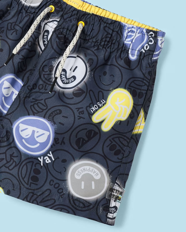 Costume da bagno bermuda Bambino Mayoral stampato SMILE Mayoral Mix
