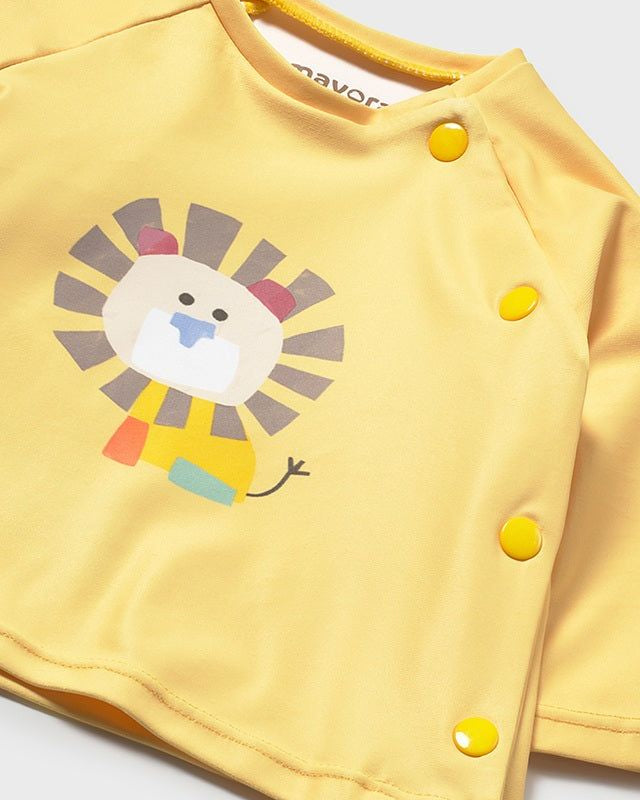 Costume da bagno 3 pezzi maglietta protezione solare neonato Mayoral Newborn safari giallo Mayoral 0-1 Mesi 55cm
