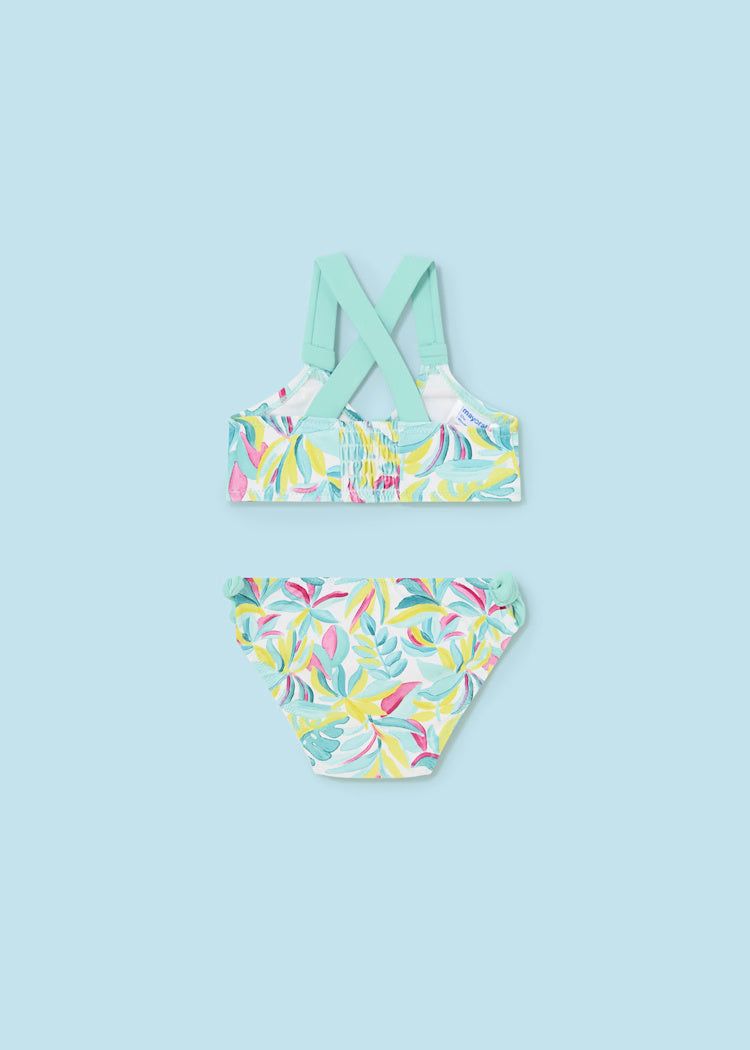 Costume da bagno Bikini neonata Mayoral azzurro floreale Mayoral Azzurro