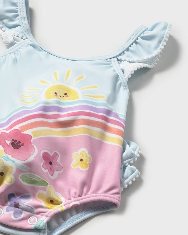 Costume intero neonata Mayoral con cappello protezione solare Mayoral 0-1 Mesi 55cm