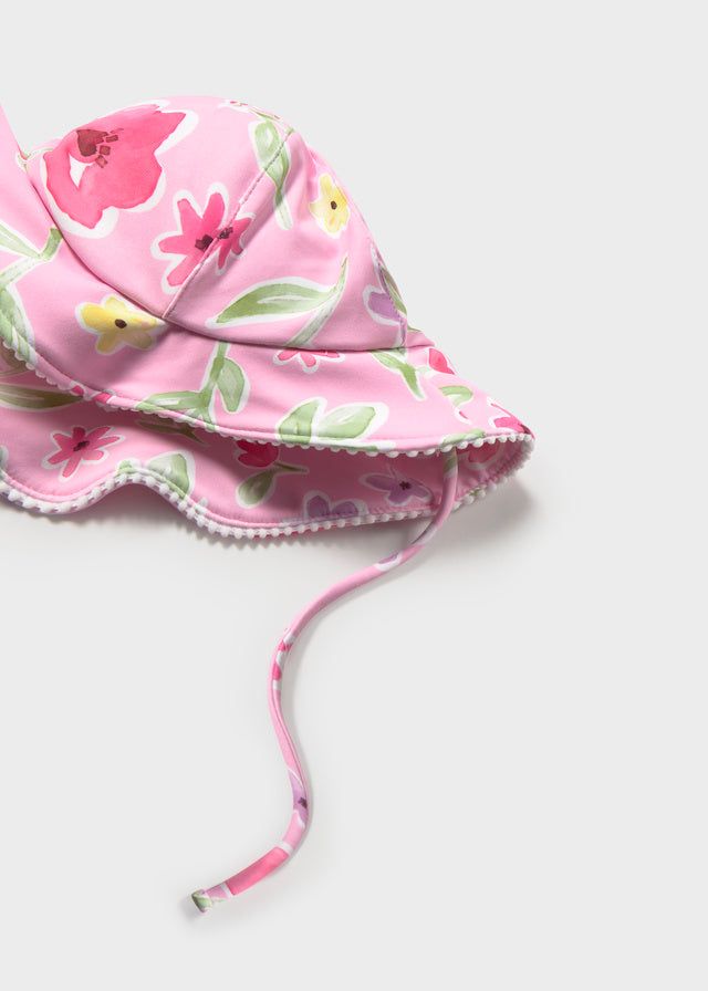 Costume da bagno neonata con cappello protezione solare Mayoral 0-1 Mesi 55cm