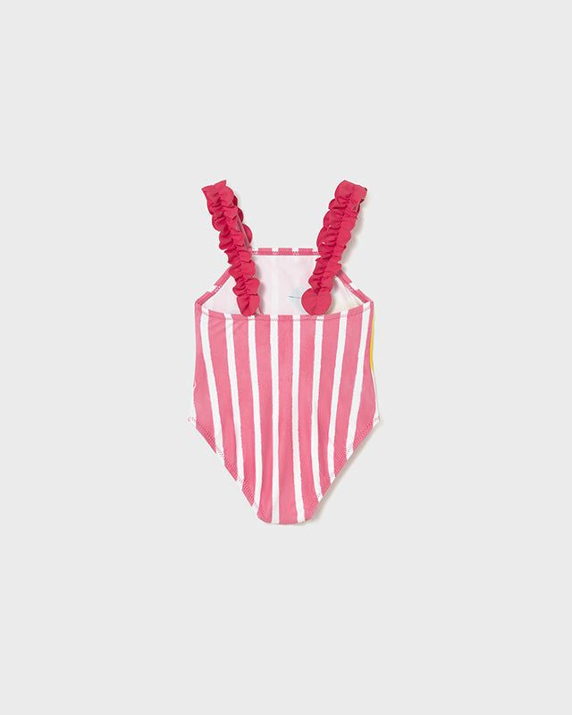 Costume intero neonata Mayoral in rosa ibisco frutta Mayoral 6 Mesi 68cm