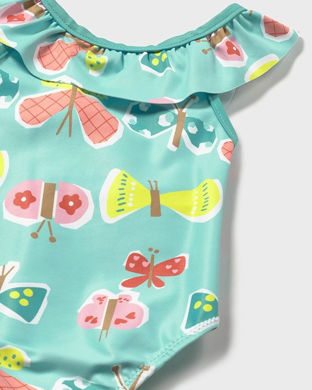 Costume intero neonata turchese con farfalle Mayoral Mayoral 6 Mesi 68cm