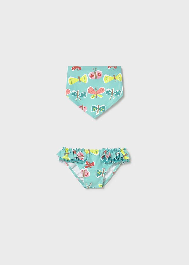 Costume neonata turchese farfalle con fazzoletto Mayoral Mayoral 6 Mesi 68cm