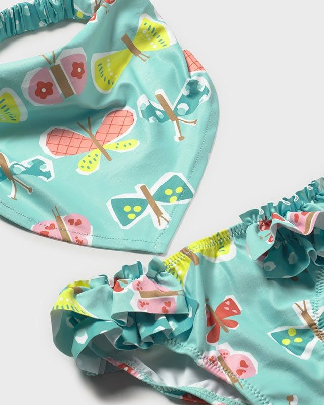 Costume neonata turchese farfalle con fazzoletto Mayoral Mayoral 6 Mesi 68cm