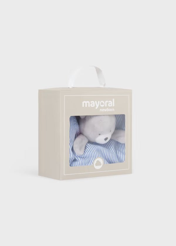 Dou Dou peluche neonati Mayoral Newborn orsetto blu - ErreGiModaBimbo