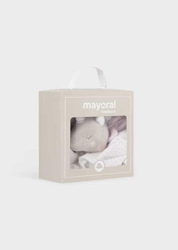 Dou Dou peluche neonati Mayoral Newborn unicorno rosa - ErreGiModaBimbo