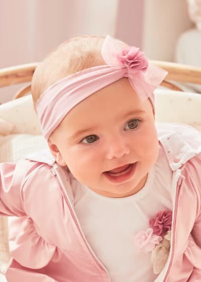 Fascetta capelli neonata Mayoral Newborn rosa - ErreGiModaBimbo