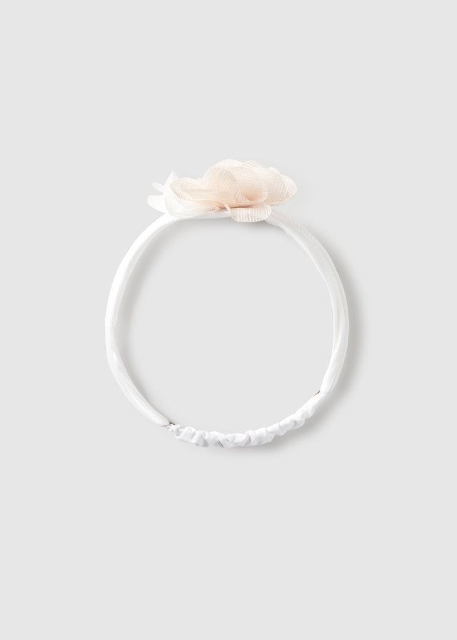 Fascia fiore cerimonia neonata Mayoral Newborn panna Mayoral