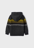 Felpa bambino Mayoral tricot jacquard graffite - ErreGiModaBimbo