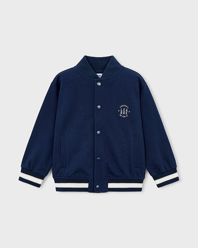 Felpa baseball bomber bambino Mayoral in blu marino Mayoral 2 Anni 92cm