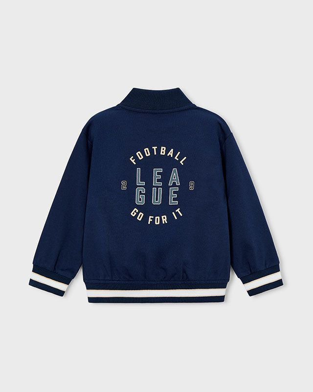 Felpa baseball bomber bambino Mayoral in blu marino Mayoral 2 Anni 92cm
