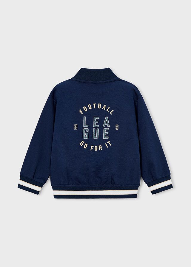 Felpa baseball bomber bambino Mayoral in blu marino Mayoral 2 Anni 92cm