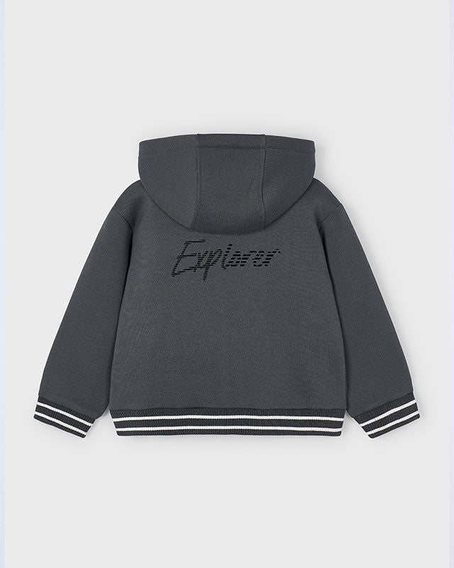 Felpa cerniera bambino Mayoral grigio lavagna Mayoral 2 Anni 92cm