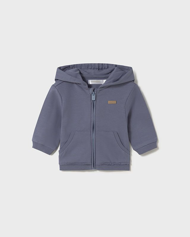 Felpa cerniera orecchie neonato Mayoral Newborn carta da zucchero Mayoral Blu