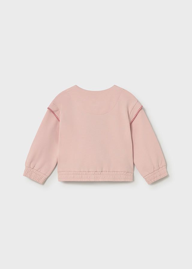 Felpa neonata Mayoral con cerniera rosa peonia Mayoral 6 Mesi 68cm