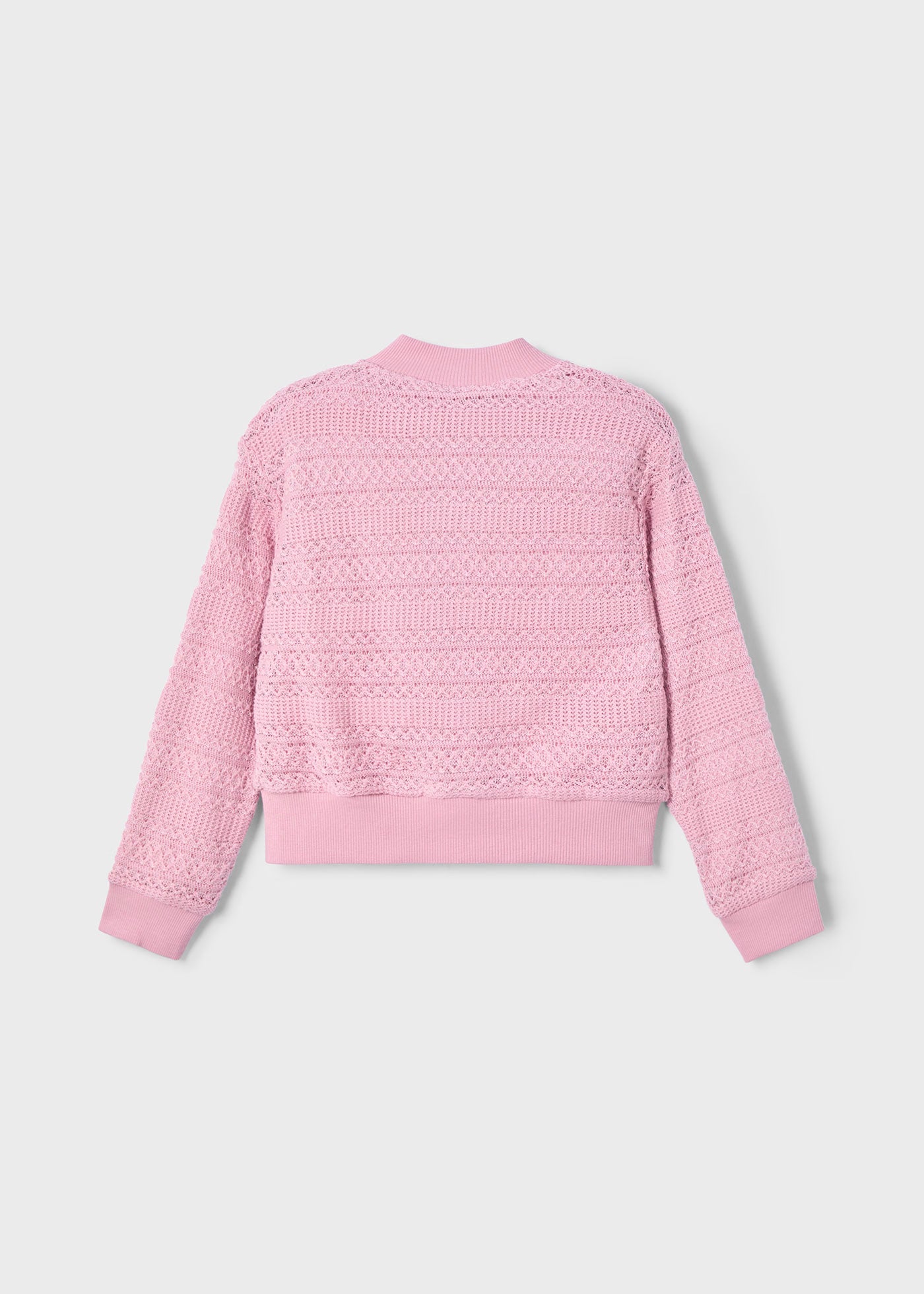 Felpa giacca croquet bambina Mayoral rosato Mayoral Rosato