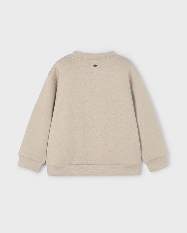 Felpa pullover bambino Mayoral Felpa great days beige Mayoral 2 Anni 92cm
