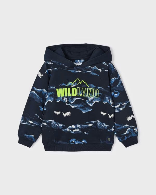Felpa Pullover blu bambino Mayoral "WILDLAND" - ErreGiModaBimbo