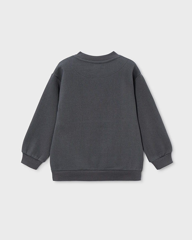 Felpa pullover macchina bambino Mayoral grigio lavagna Mayoral 2 Anni 92cm