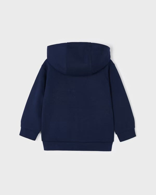 Felpa zip con cappuccio bambino Mayoral blu - ErreGiModaBimbo