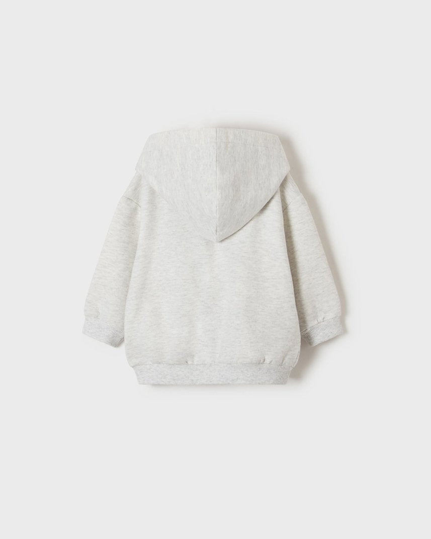 Felpa zip neonato Mayoral grigia "Safari" - ErreGiModaBimbo