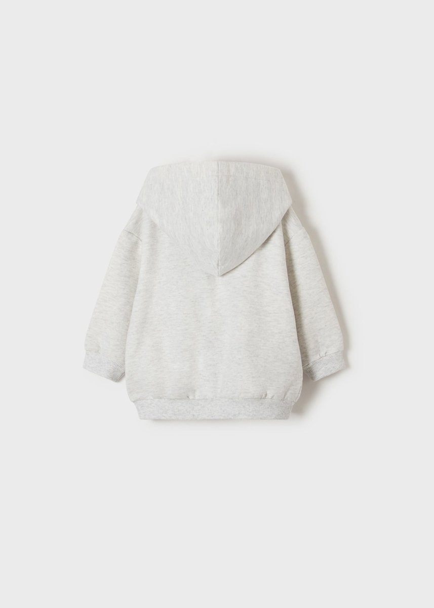 Felpa zip neonato Mayoral grigia "Safari" - ErreGiModaBimbo