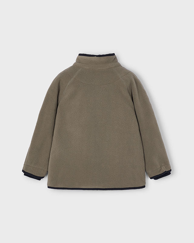 Felpa zip polare in pile bambino Mayoral fango Mayoral 2 Anni 92cm