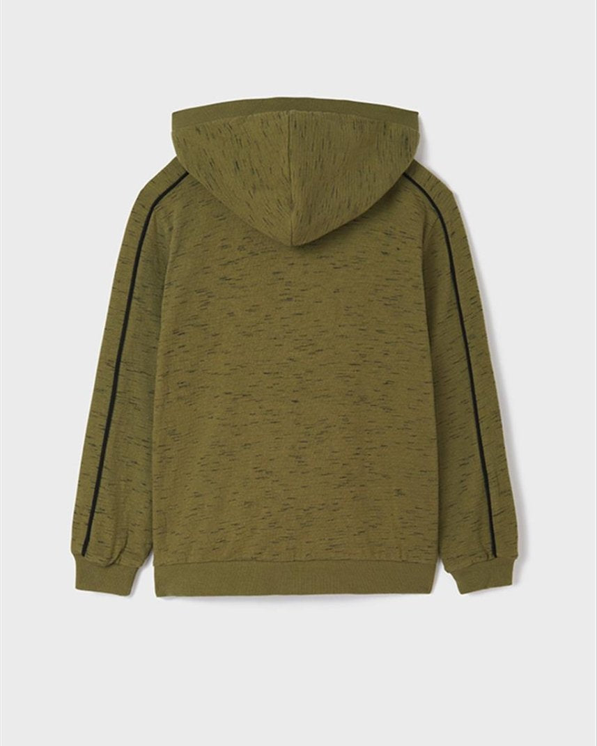 Felpa zip ragazzo Mayoral verde fiammato - ErreGiModaBimbo